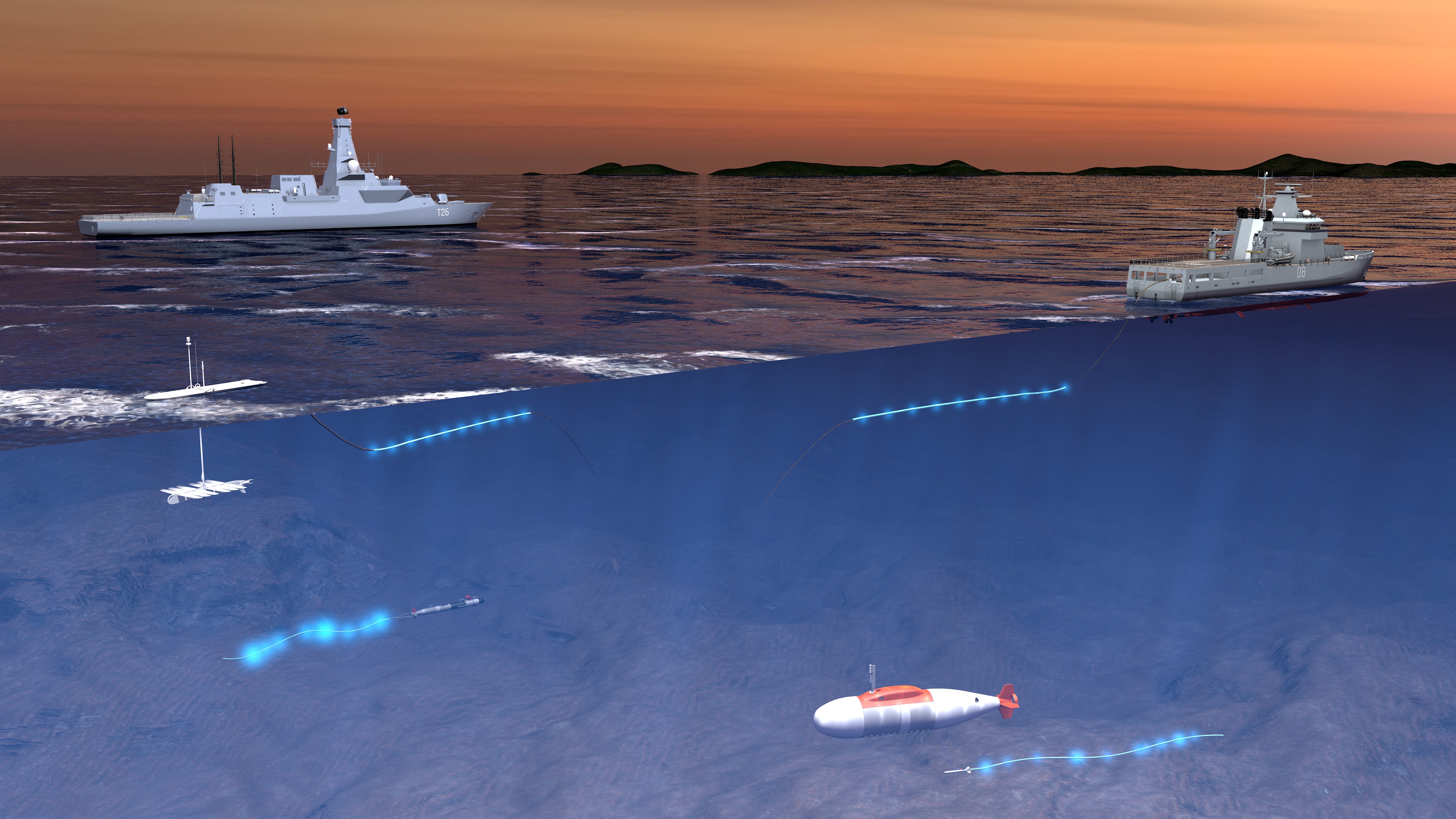 Wideshot Surface Subsurface Sunsetsky