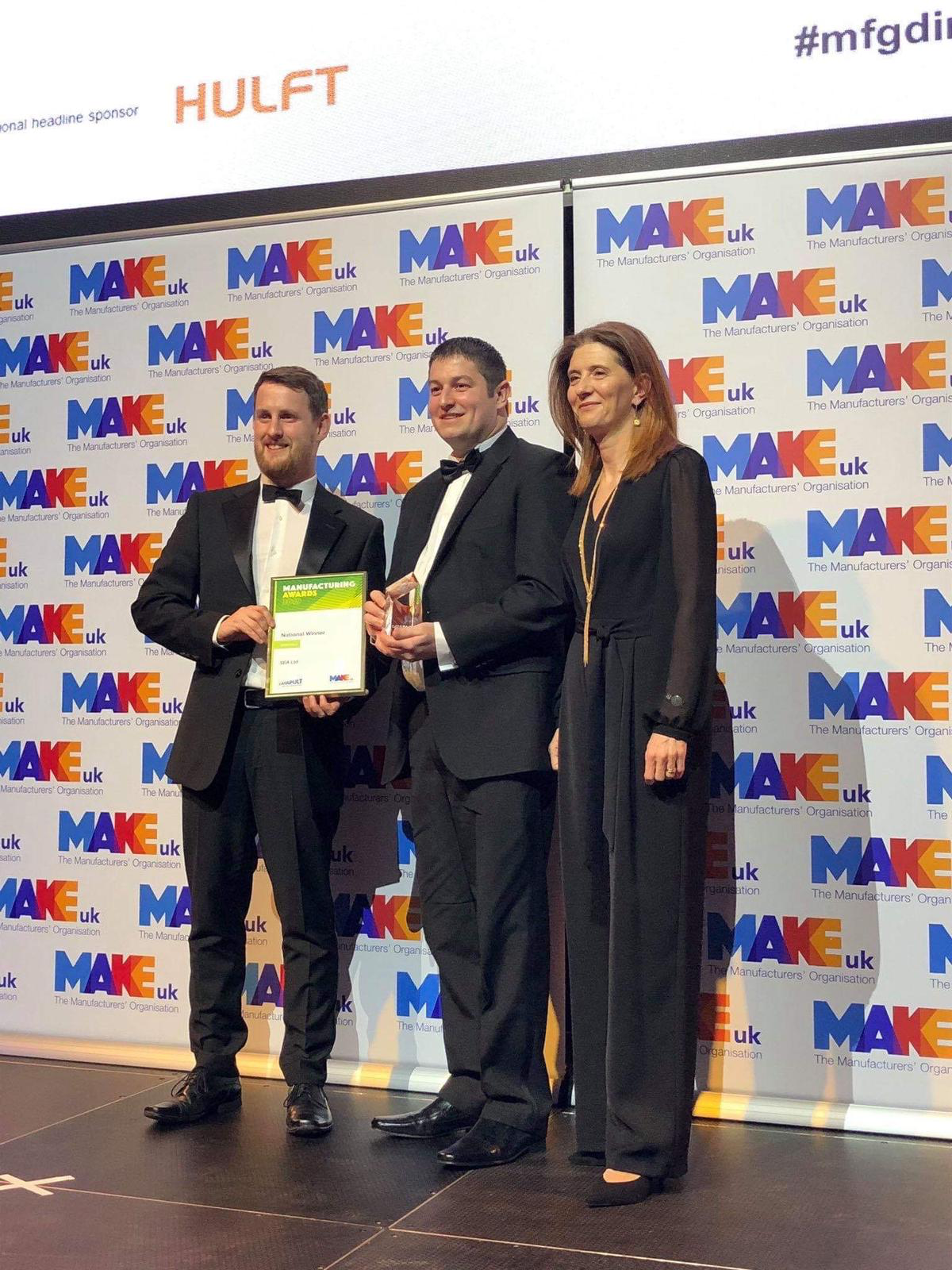 SEA Wins Business Innovation of the Year at National Manufacturing Awards