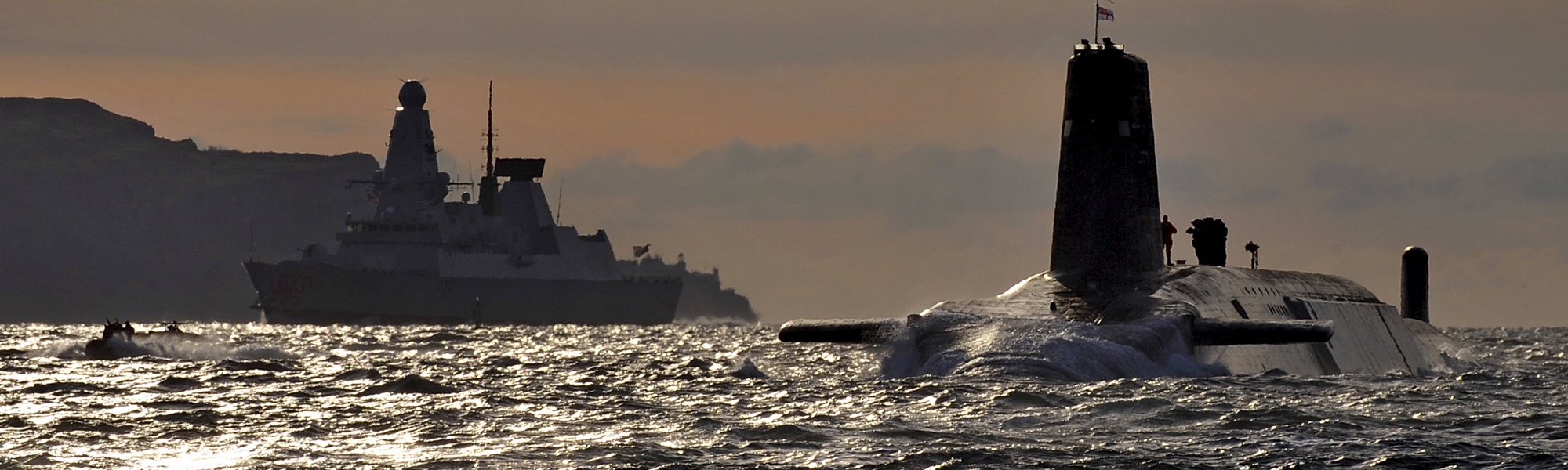 Type 23 Frigate And Astute Submarine