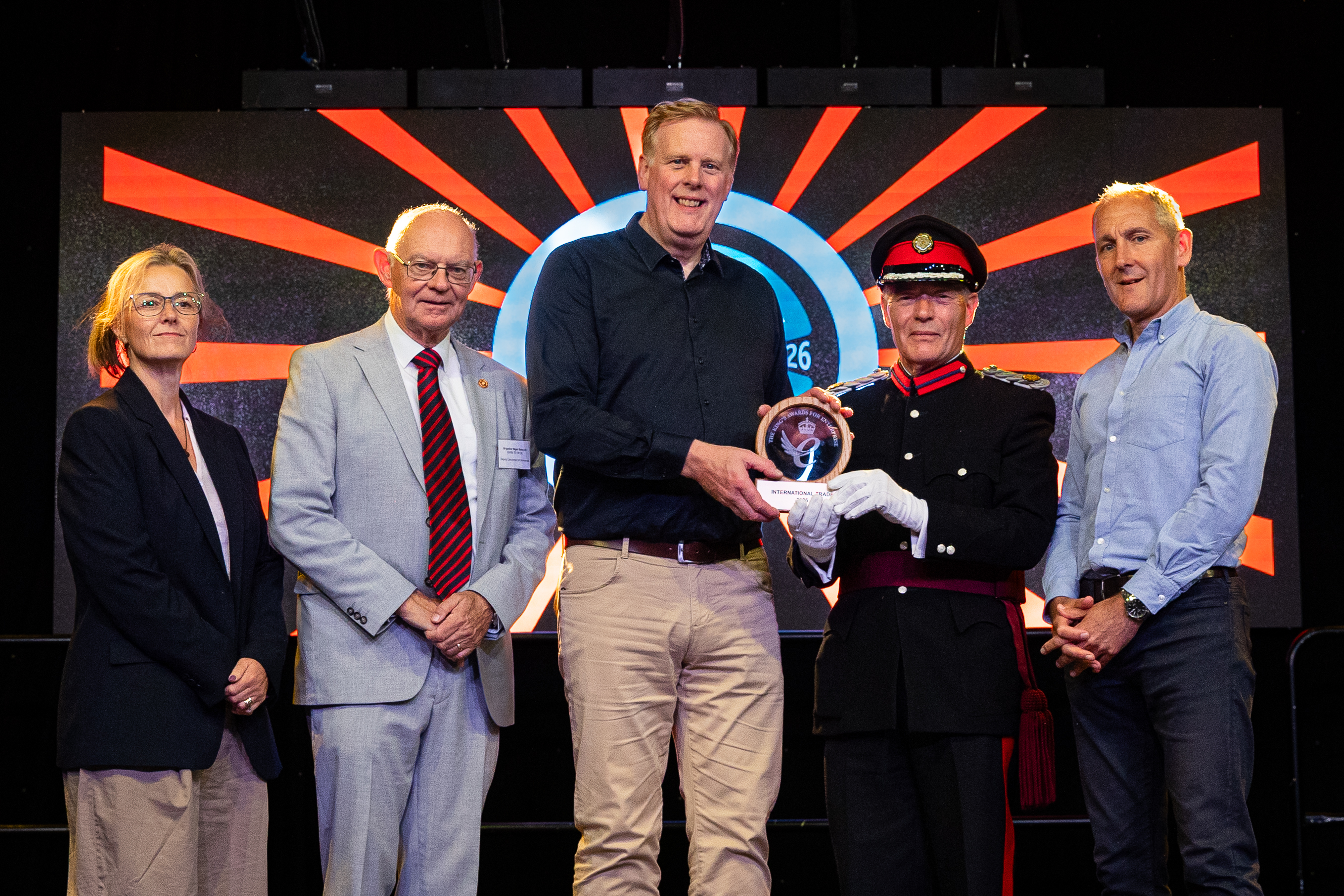 Vice Lord-Lieutenant of Somerset Presents SEA with King’s Award for International Trade